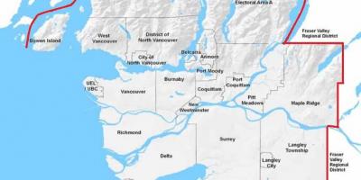 Vancouver trubice mapu