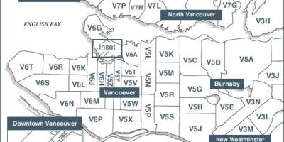 Vancouver island psč mapu