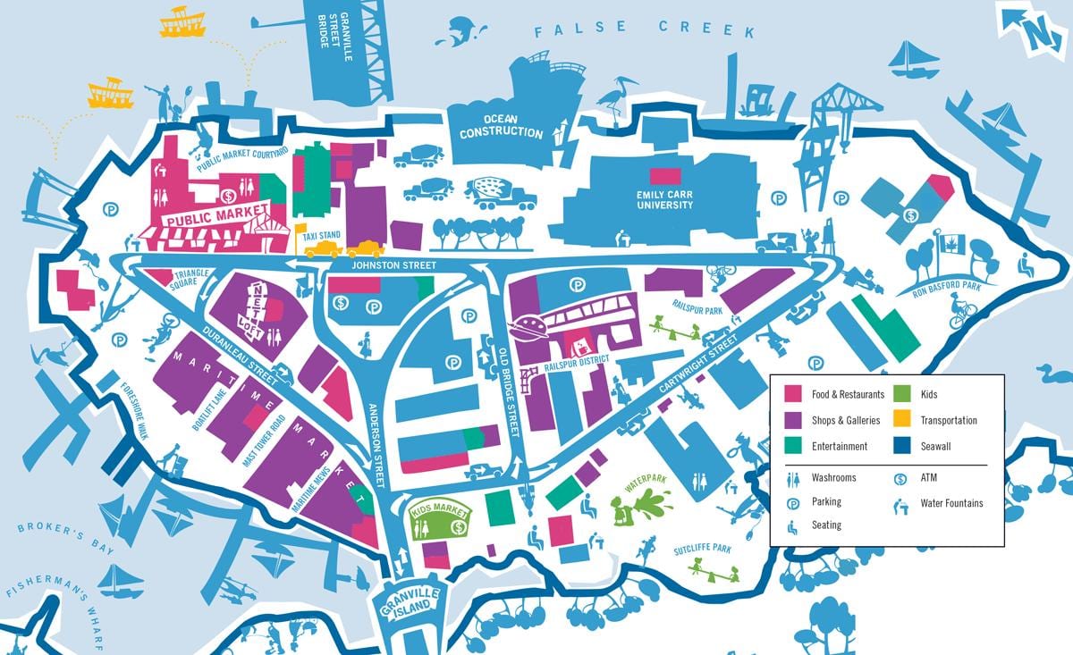 Mapa obchod vancouver