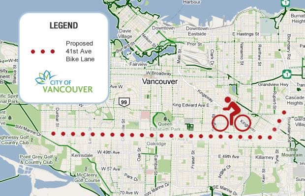 Mapa moja jazda vancouver