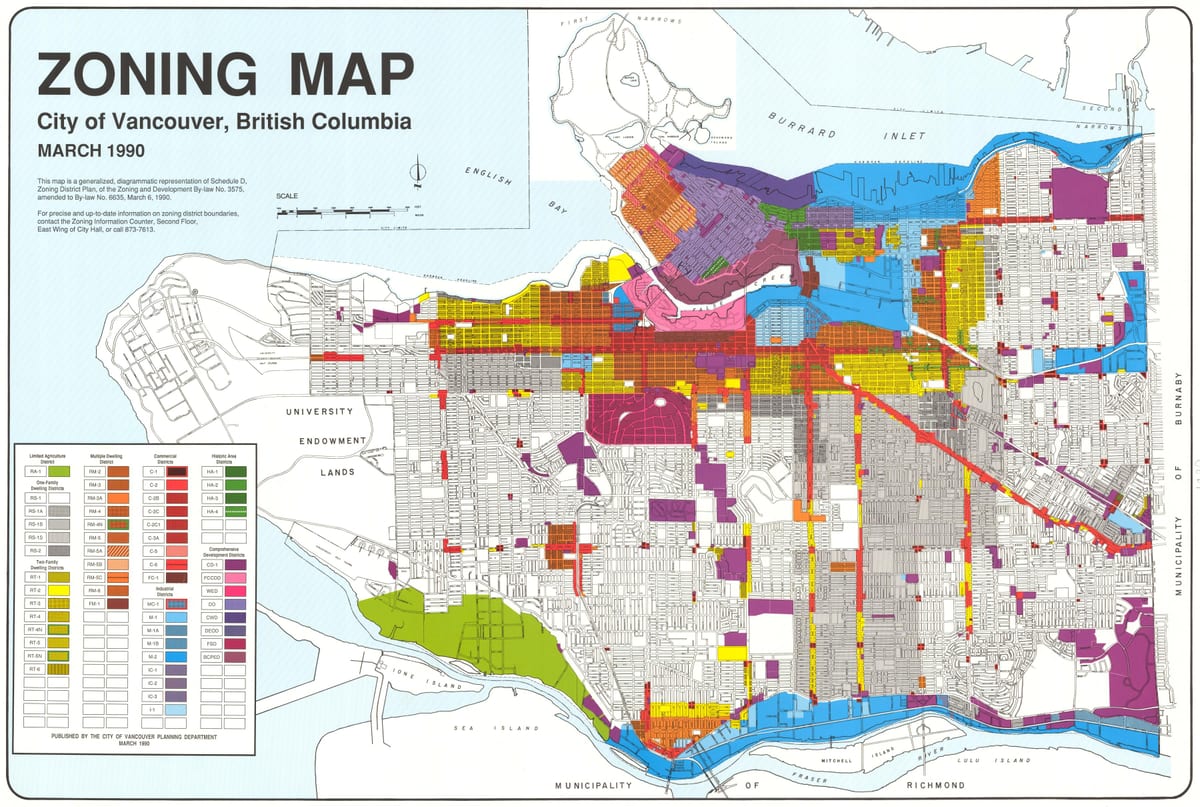 west vancouver územné mapu