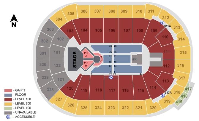 rogers arena vancouver sedenie mapu
