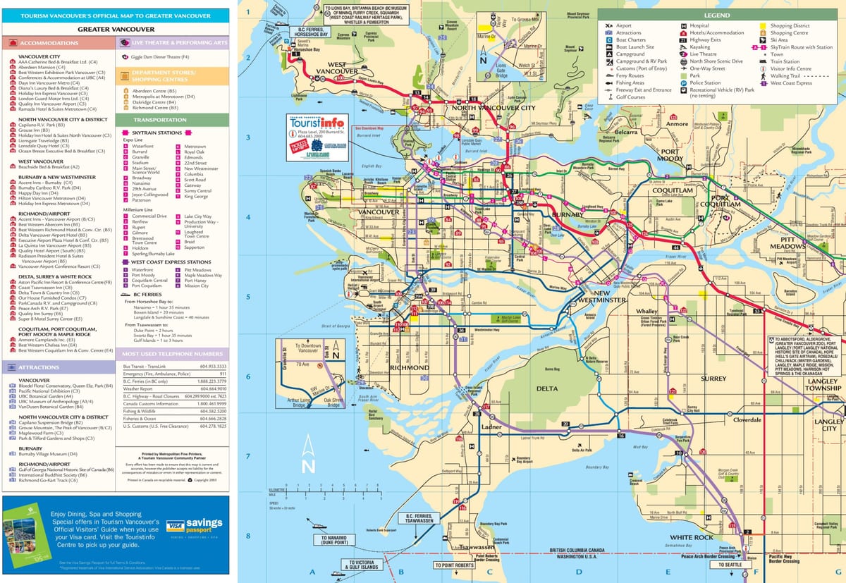 mapa väčšiu vancouver bc