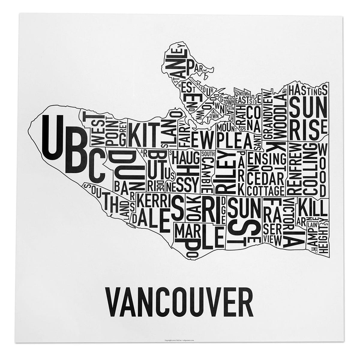 Mapu vancouver plagát