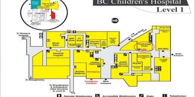 Mapa bc detskej nemocnice