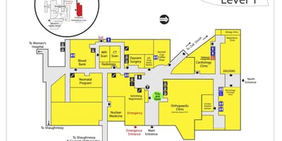 Mapa detskej nemocnice vancouver