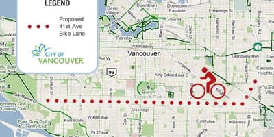 Mapa moja jazda vancouver