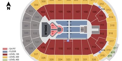 Rogers arena vancouver sedenie mapu