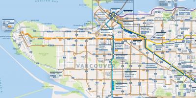 Mapu vancouver autobusových liniek