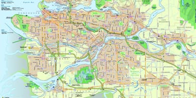 Mapu vancouver cesty