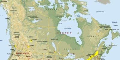 Mapu vancouver hraničnom priechode