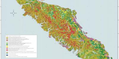 Mapu vancouver island geológie