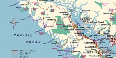 Mapu vancouver island táborisko 