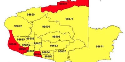 British columbia, medzimestskú predvoĺbu mapu
