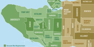 Mapu vancouver okolí